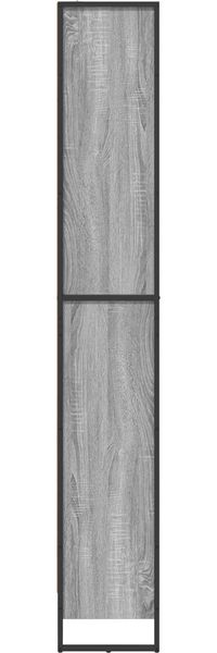 vidaXL Bücherregal 80 x 30 x 189,5 cm Holzwerkstoff Graues Sonoma 3403013 Bild 6