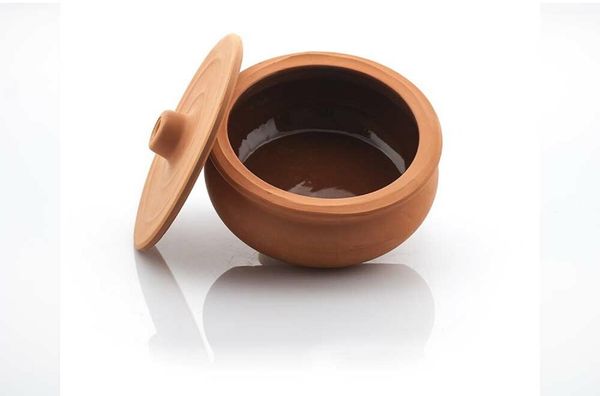 Schäfer Ton Topf Set: 6-teilig mit Deckeln, 24x12cm für Tapas, Gratin, Güvec, Greixonera, Cazuela
