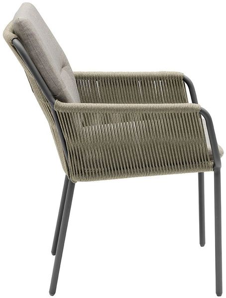 Gartenstuhl Como, Aluminium, Rope, Beige, 71 x 86 x 59 cm Bild 3