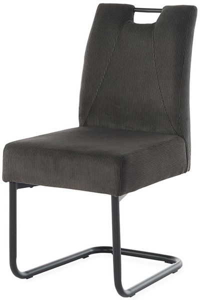 Schwingstuhl Ralf / Rene, Polyester, Stoff, Anthrazit, 47 x 91 x 58 cm