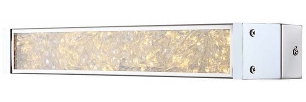 Moderne LED Wandleuchte in chrom - Globo 49337-12