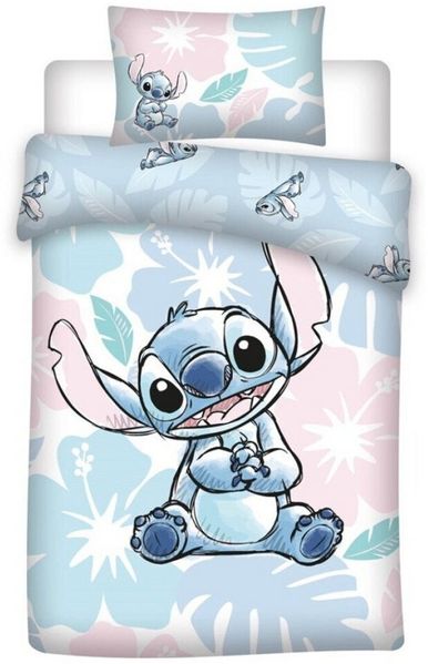 Lilo & Stitch Baumwolle Bettbezug – Bettwäsche Set 100 x 140 cm + 40 x 60 cm für Kinder