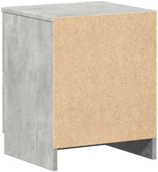 vidaXL Nachttisch mit 2 Schubladen Betongrau 40x36x50 cm 858791 Bild 7