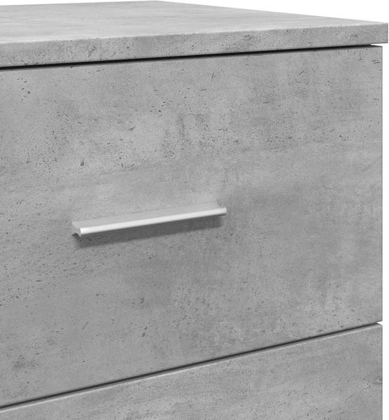 vidaXL Nachttisch mit 2 Schubladen Betongrau 40x36x50 cm 858791 Bild 9