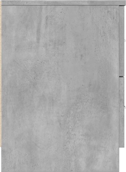 vidaXL Nachttisch mit 2 Schubladen Betongrau 40x36x50 cm 858791 Bild 6