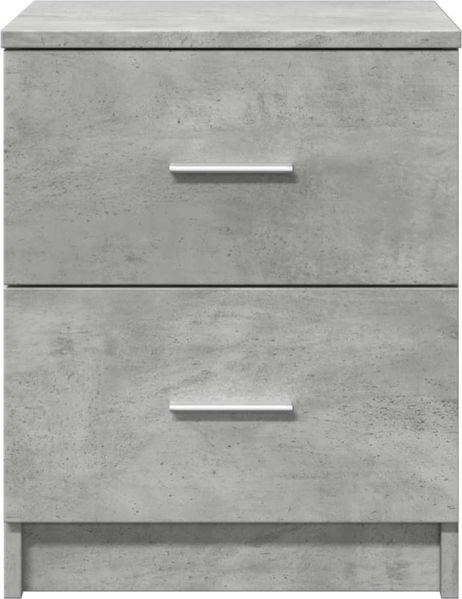 vidaXL Nachttisch mit 2 Schubladen Betongrau 40x36x50 cm 858791 Bild 4