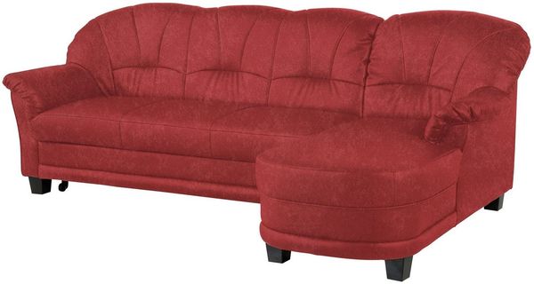 Home affaire Ecksofa Camelita, Landhaus Sofa, 2 Varianten: Recamiere- oder Ottomane, L-Form, wahlweise mit Bettfunktion