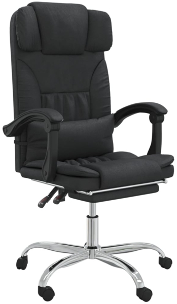 vidaXL Bürostuhl mit Massagefunktion Schwarz Kunstleder, Drehbar [349743]