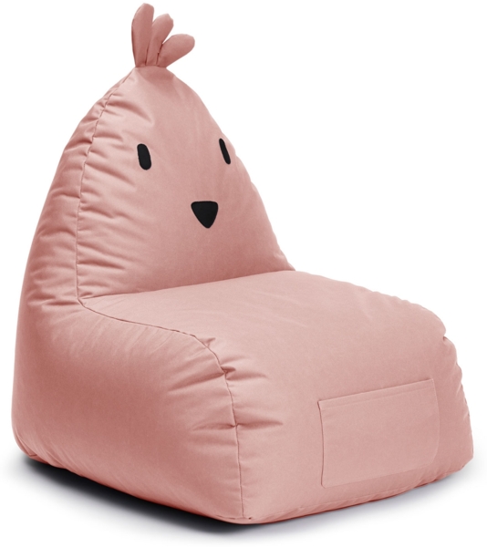 LUMALAND Kindersitzsack Animal Line Chick (200 L) - indoor & outdoor - Pastell Pink