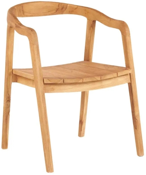 Der Nihi Oka Esszimmerstuhl - Outdoor - Natürlich - 55x55x74cm