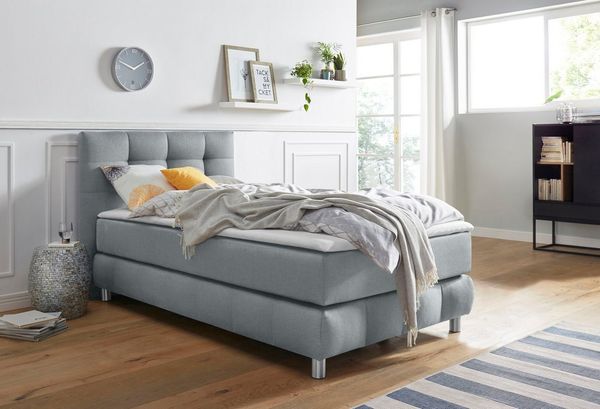andas Boxspringbett Salo, incl. Topper, 6 Breiten, 2 Härtegrade, TFK auch in Härtegrad 4