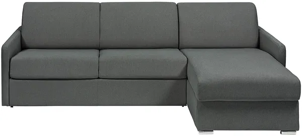 Vente-unique - CALIFE Sofa Stoff Grau - B 223 cm94 cm x H 97 cm x L 241 cm