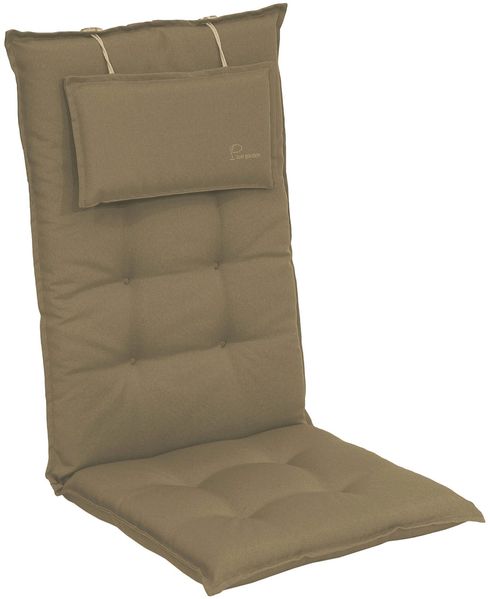 Sun Garden Inco Hochlehner-Auflage Taupe 120 x 50 x 7 cm
