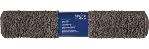 Kleine Wolke Badematte »Scott«, Höhe 12 mm, rutschhemmend beschichtet, fußbodenheizungsgeeignet, Polyester, rechteckig, Badteppich, Uni Farben, weich & kuschelig