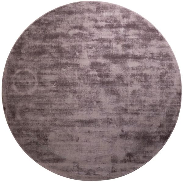 Viskose Teppich - Symphony 200 x 200 cm - braun - rund