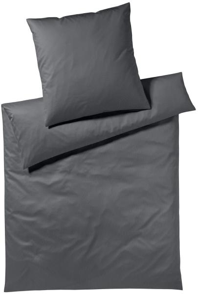 Joop Bettwäsche Soft 155x220 cm Anthracite 100% Baumwolle Flanell