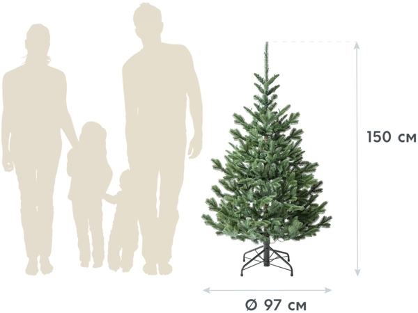 Evergreen Nobilis S+ | künstlicher Weihnachtsbaum Bild 6