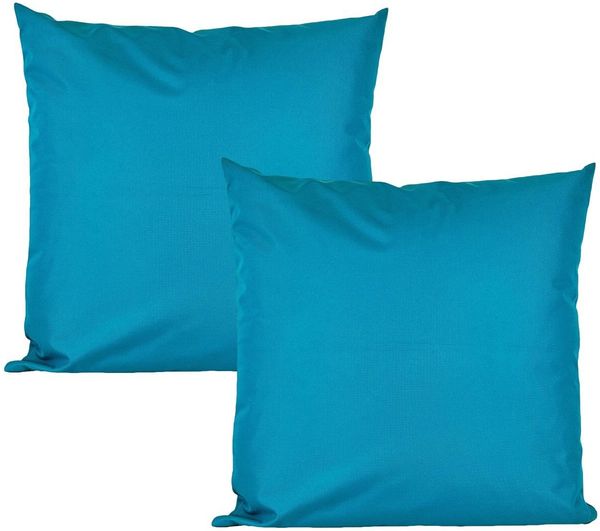 JACK Kissenbezüge 2er Set 50x50cm Outdoor Wasserfest, (2 Stück), 2x Kissenhülle, strapazierfähig, wasserabweisend, Innen & Außen