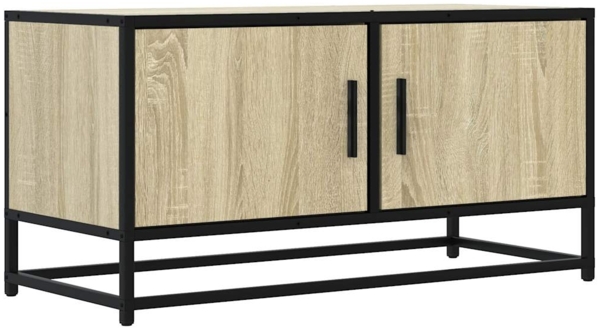 vidaXL TV-Schrank Sonoma-Eiche 80x34,5x40 cm Holzwerkstoff und Metall 848825