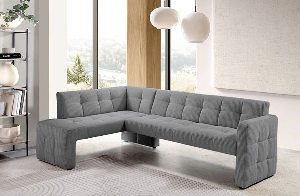exxpo - sofa fashion Essbank Barista, bequem und elegant, hohe Bodenfreiheit, Eckbank Barista bequem und elegant, hochwertige Detailverarbeitung