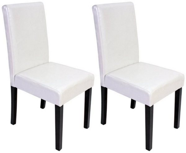 MCW Esszimmerstuhl Littau-L-2 (Set, 2 St), 2er-Set, Rutschfest durch Kunststoffuntersatz, gut gepolstert Bild 3