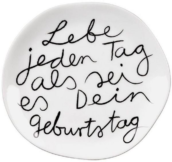 Räder Dining Mix&Match Teller klein Lebe jeden Tag Ø 14 cm