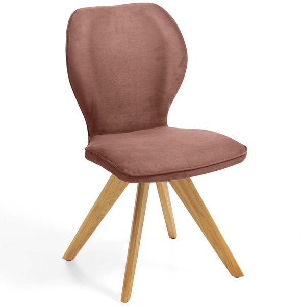 NIEHOFF SITZMÖBEL Polsterstuhl COLORADO BHT 49.50x92x60 cm Esszimmerstuhl Freischwinger Schwingstuhl