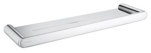 Lomadox Duschablage ROUND-30, Duchablage Wandablage in chrom glänzend, 43,5x3x12 cm Bild 6