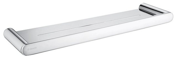 Lomadox Duschablage ROUND-30, Duchablage Wandablage in chrom glänzend, 43,5x3x12 cm Bild 4