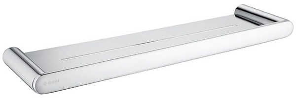 Lomadox Duschablage ROUND-30, Duchablage Wandablage in chrom glänzend, 43,5x3x12 cm Bild 5