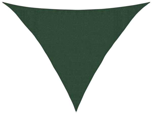 vidaXL Sonnensegel 160 g/m² Dunkelgrün 3,5x3,5x4,9 m HDPE 311477