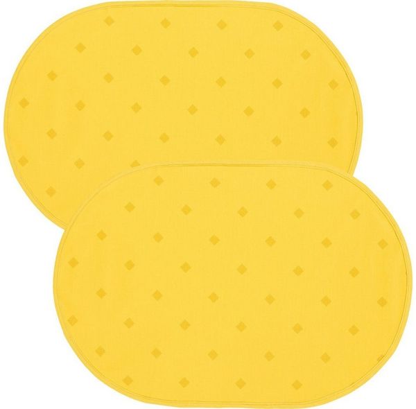 Erwin Müller Platzset Tischset "Neuss" 2er-Pack, abwaschbar Uni