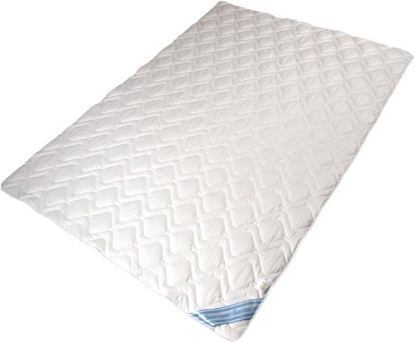 Waschbare Wildseiden Sommerdecke Sommer Steppbett 155x220 cm Baumwollbezug SWL