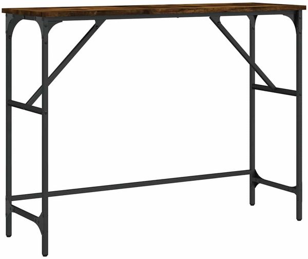 Konsolentisch, Beistelltisch, Konsole Räuchereiche 100x32x75 cm Holzwerkstoff