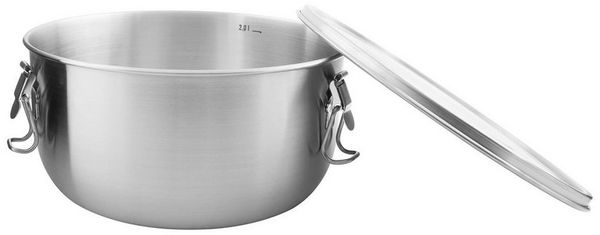 TATONKA® Schüssel Foodcontainer 2,0l Edelstahlschüssel, Edelstahl 18/8