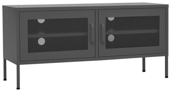 vidaXL TV-Schrank Anthrazit 105 x 35 x 50 cm Stahl [336240]