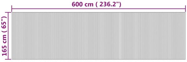vidaXL Paravent Natur Breite 600 cm Höhe 165 cm Bambus 377005 Bild 9