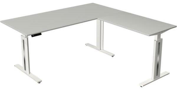 Kerkmann Sitz-/Stehtisch Move 3 BxTxH 180x180x72-120cm + Anbautisch li