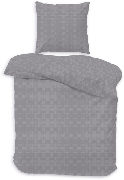 Träumschön Bettwäsche Premium Baumwolle 135x200 oder 155x220 cm, Damast Webart, Baumwolle, 2 teilig, mit Reißverschluss, luftig und leichte Sommerbettwäsche