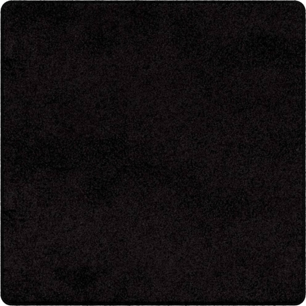 vidaXL Teppichläufer Schwarz 100 x 100 cm 100% Polypropylen Tuft 42011410
