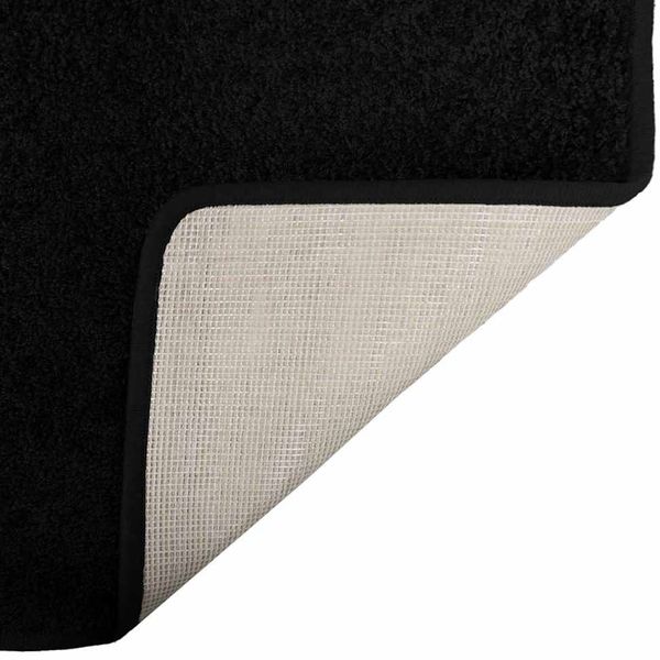 vidaXL Teppichläufer Schwarz 100 x 100 cm 100% Polypropylen Tuft 42011410 Bild 5