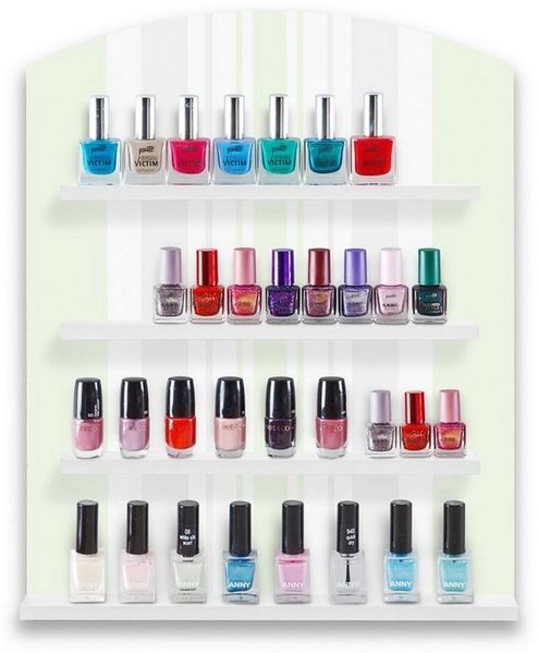 Aileenstore Wandregal UNI, Nagellackregal Nailboard