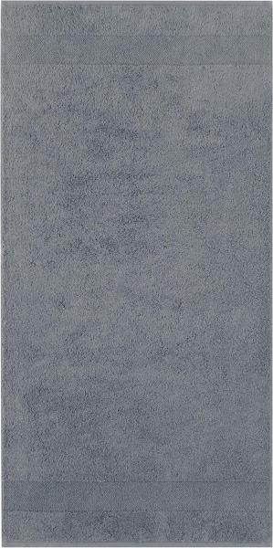 Villeroy & Boch Duschtuch - One, Walkfrottier, Handtuch, Baumwolle Grau-Blau 80x150 cm