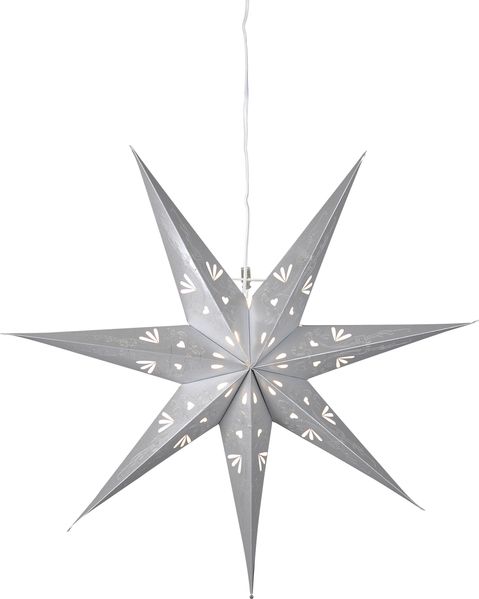 Best Season Papierstern Metasol, 70 cm Durchmesser, silber