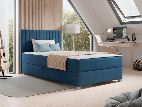 Boxspringbett Verolew (Farbe: Manila 02, Größe: 120 x 200) Bild 2