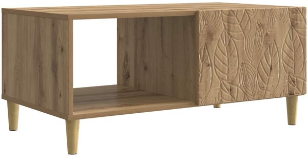 vidaXL Couchtisch Artisan-Eiche 90 x 50 x 40 cm Holzwerkstoff 895194