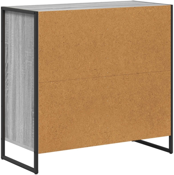 vidaXL Seitenschrank Graues Sonoma 79 x 36 x 75 cm Holzwerkstoff 886603 Bild 7
