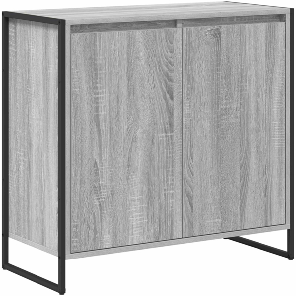 vidaXL Seitenschrank Graues Sonoma 79 x 36 x 75 cm Holzwerkstoff 886603 Bild 1