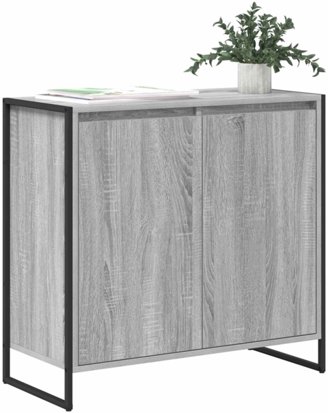 vidaXL Seitenschrank Graues Sonoma 79 x 36 x 75 cm Holzwerkstoff 886603 Bild 2