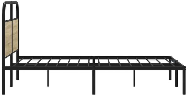 vidaXL Bettgestell ohne Matratze 140x190 cm Sonoma-Eiche Holzwerkstoff 4100258 Bild 6